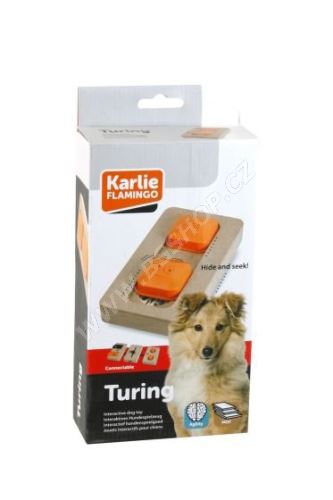 Karlie Interaktivní dřevěná hračka TURING 22x12cm