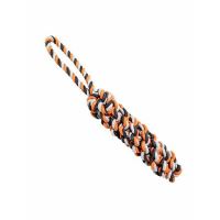 HIP HOP Bavlněný pešek 40cm/215g šedá, tm.šedá, oranžová (1)