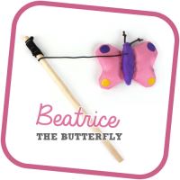Beco Cat Nip hůlka - Motýl Beatrice