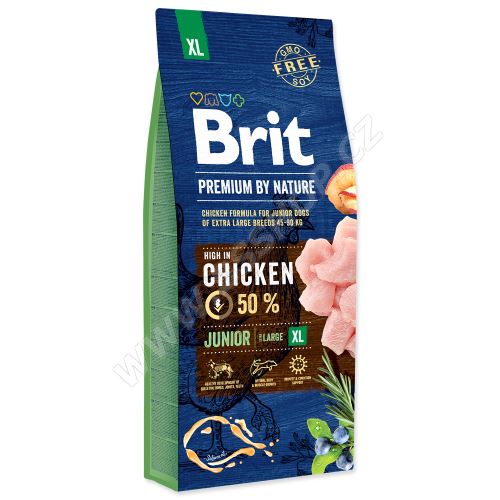 BRIT Premium by Nature Junior XL 15kg - POŠKOZENÉ