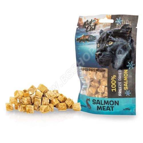 KIDCAT SUPER PREMIUM 100% freeze dried SALMON - maso z lososa mrazem sušené, 25g