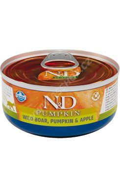 N&D CAT PUMPKIN Adult Boar & Apple 80g