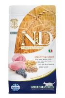 N&amp;D Low Grain CAT Adult Lamb &amp; Blueberry 1,5kg