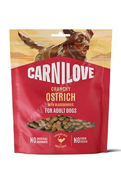 Carnilove Dog Crunchy Snack Ostrich+Blackberries 200g