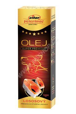 VITAR Veterinae Lososový olej 1000ml
