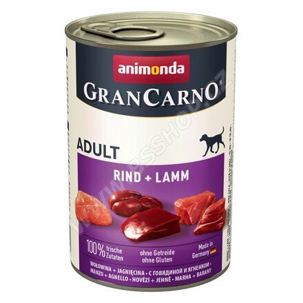 Konzerva ANIMONDA Gran Carno hovězí + jehně 400g