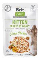 Brit Care Cat Fillets in Gravy Kitten Choice Chicken 85g (1)