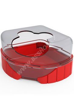 Komponenty Rody 3-toaleta červená Zolux