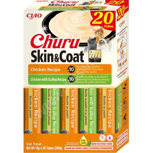 Inaba Churu Skin & Coat kuře multipack 20x14g