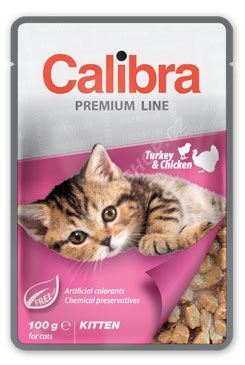 Calibra Cat kapsa Premium Kitten Turkey & Chicken100g
