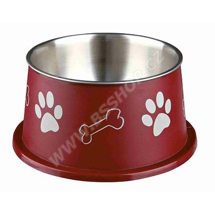 Nerez miska KOKR v plastovém barevném obalu 15cm - 0,9l Trixie