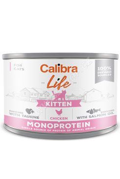 Calibra Cat Life  konzerva Kitten Chicken 200g
