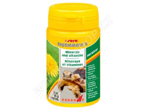 Sera reptimineral H pro býložravé 100ml