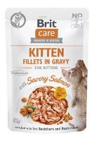 Brit Care Cat Fillets in Gravy Kitten Savor.Salmon 85g Brit Care Cat Fillets in Gravy Kitten Savor.Salmon 85g