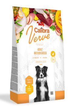 Calibra Dog Verve GF Adult Medium Chicken&Duck 12kg