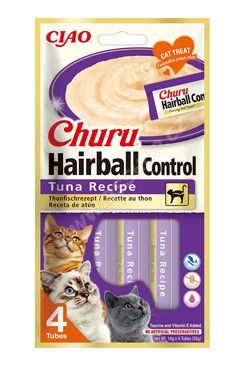 Churu Cat Hairball Tuna Recipe 4x14g