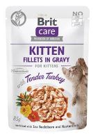 Brit Care Cat Fillets Gravy Kitten Tender Turkey 85g Brit Care Cat Fillets Gravy Kitten Tender Turkey 85g
