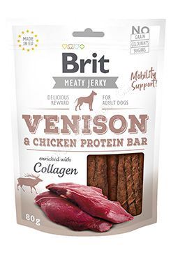 Brit Jerky Venison Protein Bar 80g