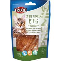PREMIO CATNIP CHICKEN BITES kuřecí kouky s catnipem 50g (1)