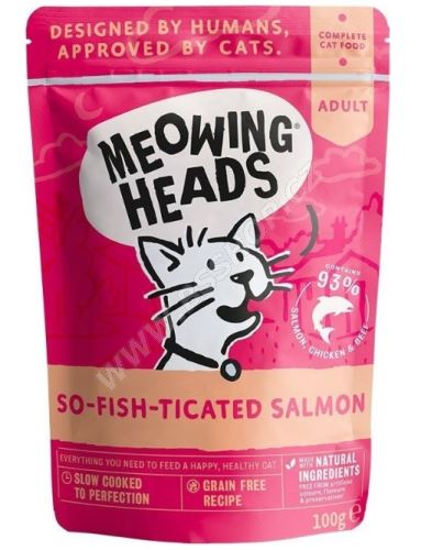 MEOWING HEADS So-fish-ticated Salmon 100g