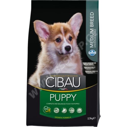 CIBAU Dog Puppy Medium 12kg + 2kg ZDARMA