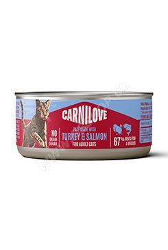 Carnilove Cat Can Paté Made with Turkey & Salmon 100g