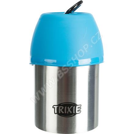 Láhev kovová s plastovou miskou 300ml
