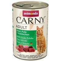 ANIMONDA konzerva CARNY adult hovězí, krůtí + králík 400g (1)