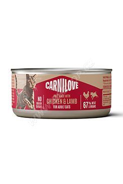 Carnilove Cat Can Paté Chicken&Lamb 100g