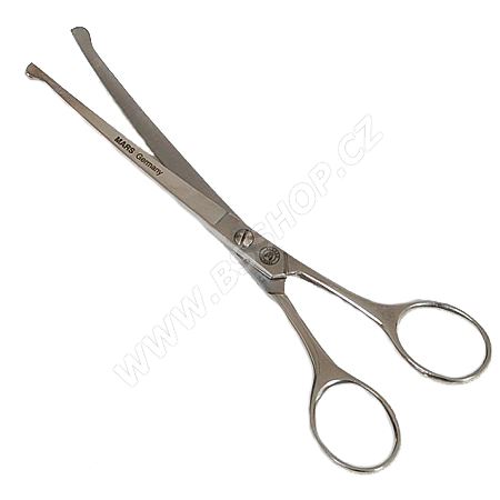 Prohnuté nůžky MARS kapkovité špičky 16/8cm