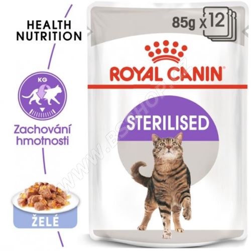 Royal Canin kapsička STERILISED v želé 85g