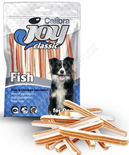 Calibra Joy Dog Classic Fish & Chicken Sandwich 80g NEW