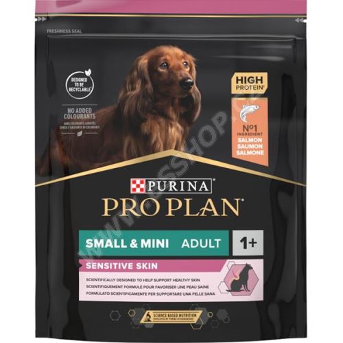 Pro Plan Dog Adult Small&Mini Sensitive Skin losos 700g