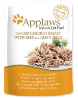 Applaws kapsička Cat JELLY kuřecí prsa a hovězí v aspiku 70g (1)