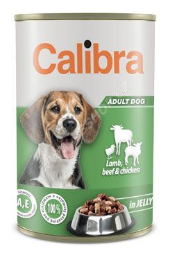 Calibra Dog konzerva Lamb,beef&chick. in jelly 1240g NEW