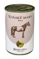 BOHEMIA Koňské maso ve vlastní šťávě 400g BOHEMIA Koňské maso ve vlastní šťávě 400g