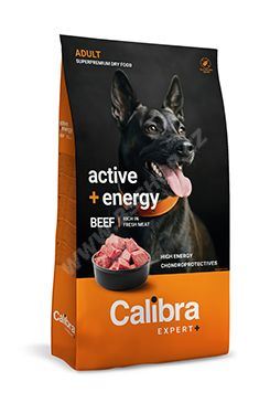 Calibra Dog EXPERT+ Adult Active & Energy Beef 12kg