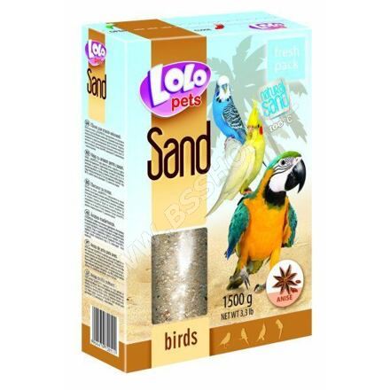 LOLO pets anýzový písek pro ptáky 1500g