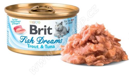Brit Cat konz Brit Fish Dreams Trout & Tuna 80g