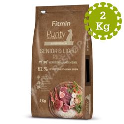Fitmin dog Purity Rice Senior&Light Venison&Lamb - 2kg
