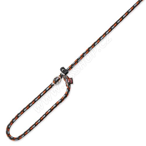 Mountain Rope retrívr vodítko S-M 1,7m/8mm černo/oranžové