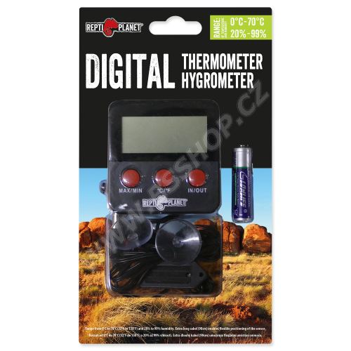 Teploměr vlhkoměr LCD REPTI PLANET venkovní