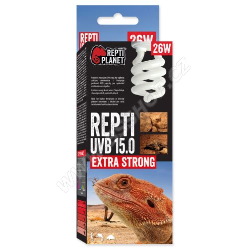 Žárovka REPTI PLANET Repti UVB 15.0 26W