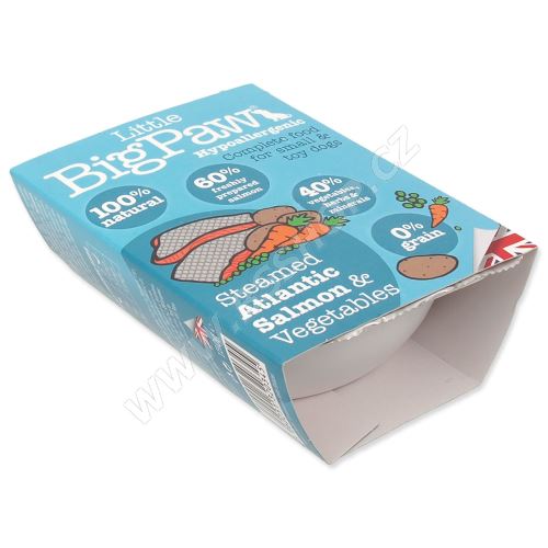 Vanička LITTE BIGPAW Dog losos & zelenina 150g