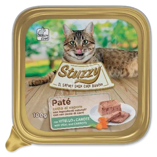 Vanička MISTER STUZZY Cat telecí + mrkev 100g