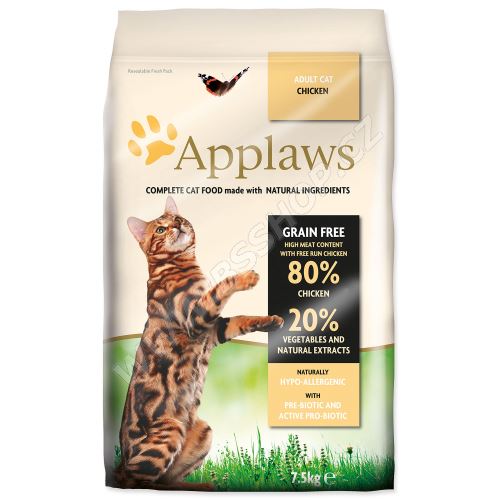 APPLAWS Dry Cat Chicken - granule pro kočky s kuřecím 7,5kg
