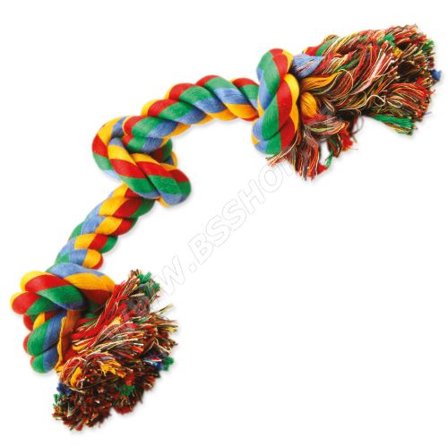 Uzel DOG FANTASY bavlněný barevný 3 knoty 40cm