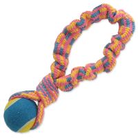 Přetahovadlo DOG FANTASY barevné + tenisák vzor 2 - 28 cm 1ks Přetahovadlo DOG FANTASY barevné + tenisák vzor 2 - 28 cm 1ks