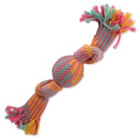 Přetahovadlo DOG FANTASY míč barevné vzor 1, 2 knoty - 40 cm 1ks Přetahovadlo DOG FANTASY míč barevné vzor 1, 2 knoty - 40 cm 1ks