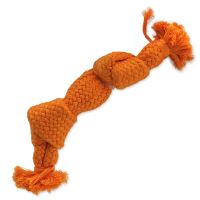 Uzel DOG FANTASY oranžový pískací 2 knoty 22 cm 1ks Uzel DOG FANTASY oranžový pískací 2 knoty 22 cm 1ks